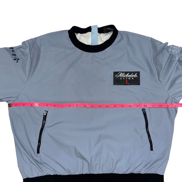 LPGA Mint Grey Sponsored Long Sleeve Golf Athletic Pullover Size Small - Picture 10 of 14